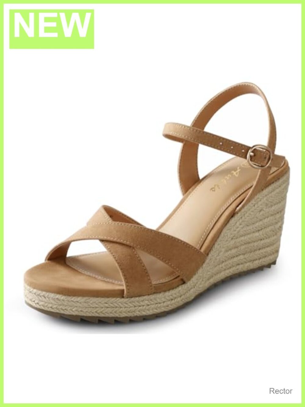 Womens Espadrille Wedge Sandals Open Toe Ankle Strap High Heel Summer Dressy